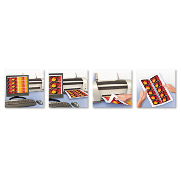 Avery® True Print Clean Edge Business Cards, Inkjet, 2 X 3.5, White, 200 Cards, 10 Cards-sheet, 20 Sheets-pack freeshipping - TVN Wholesale